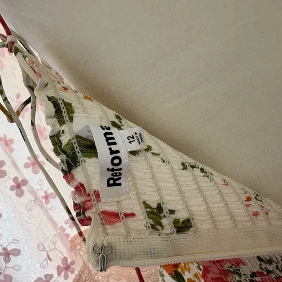 Reformation Juliette Dress In Tropique - Picture 6 of 7